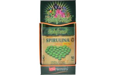 VitaHarmony Spirulina 500 mg 90 tbl. 100% organická